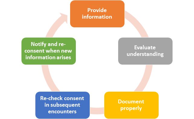 Figure 2 The informed consent process